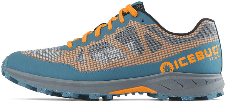 Icebug Trail-Laufschuhe Pytho6 M RB9X petroleum/orange Herren